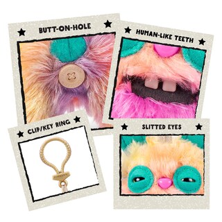 Foto 4 | Llaveros Fuggler Series 4 De Zuru Funny Ugly Monster (paquete De 3) - Venta Internacional.