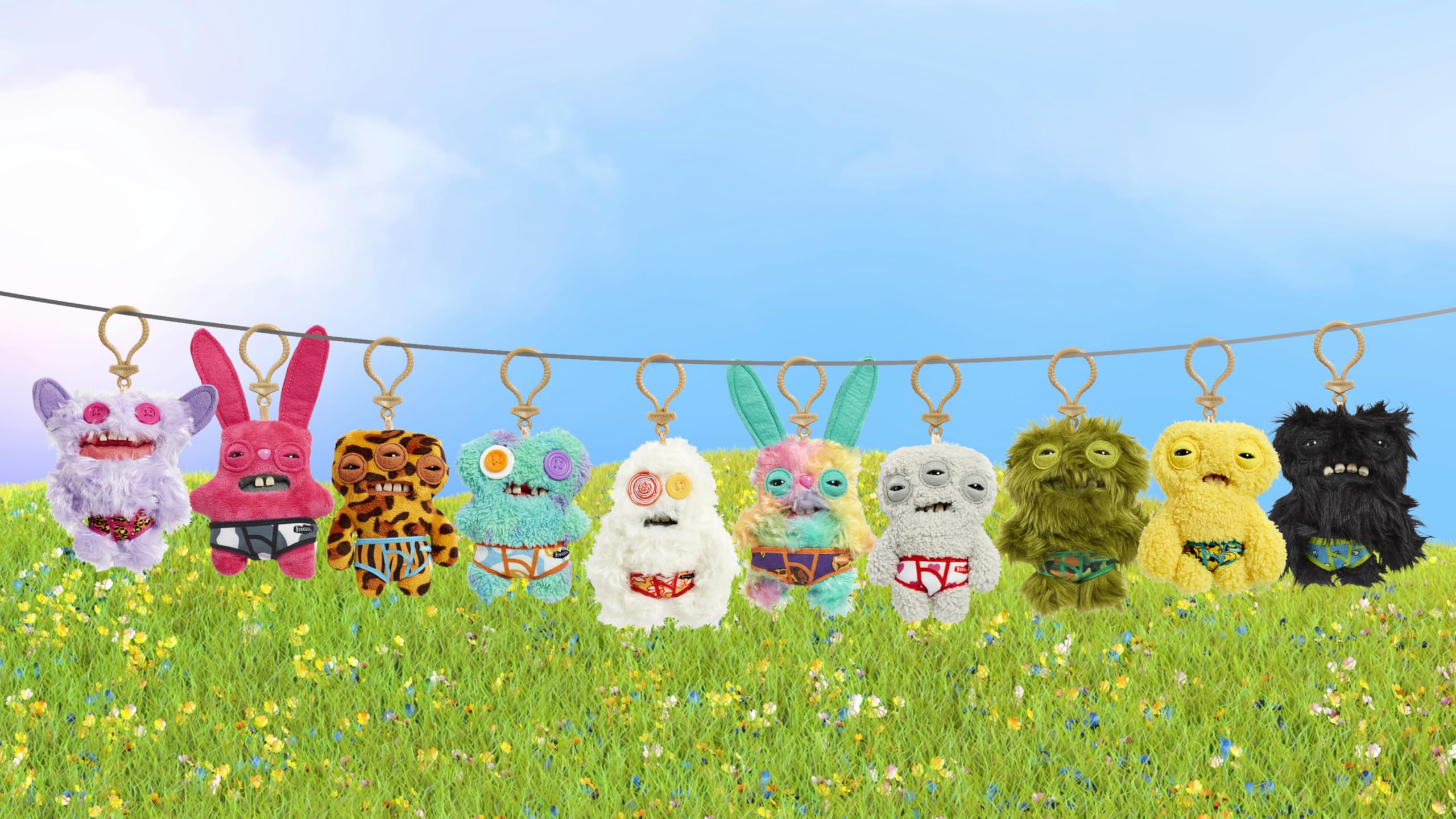 Foto 7 | Llaveros Fuggler Series 4 De Zuru Funny Ugly Monster (paquete De 3) - Venta Internacional.