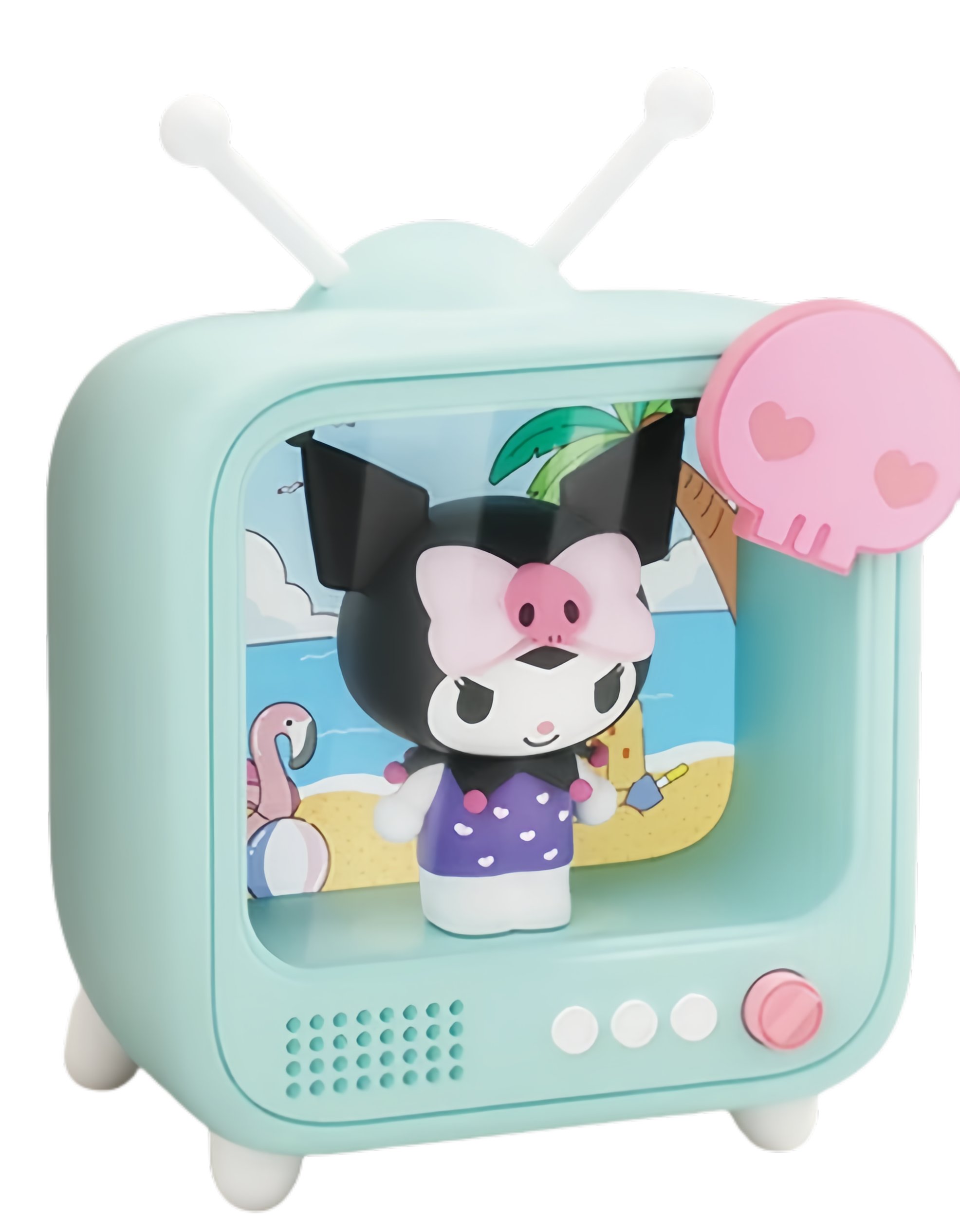 Foto 2 pulgar | Adornos De Juguete Con Luz Nocturna  Diseño De Anime De Sanrio Kuromi - Venta Internacional.