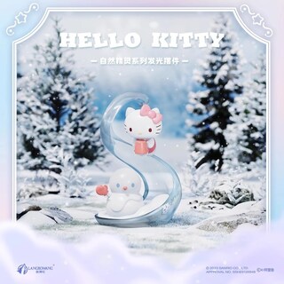 Foto 2 | Luz Nocturna Elfo De La Naturaleza Hola Gatito Muñeco De Nieve Lindo - Venta Internacional.