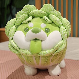 Foto 2 | Juguete De Peluche Sanmu Cartoon Vegetable Dog Para Niños - Venta Internacional.