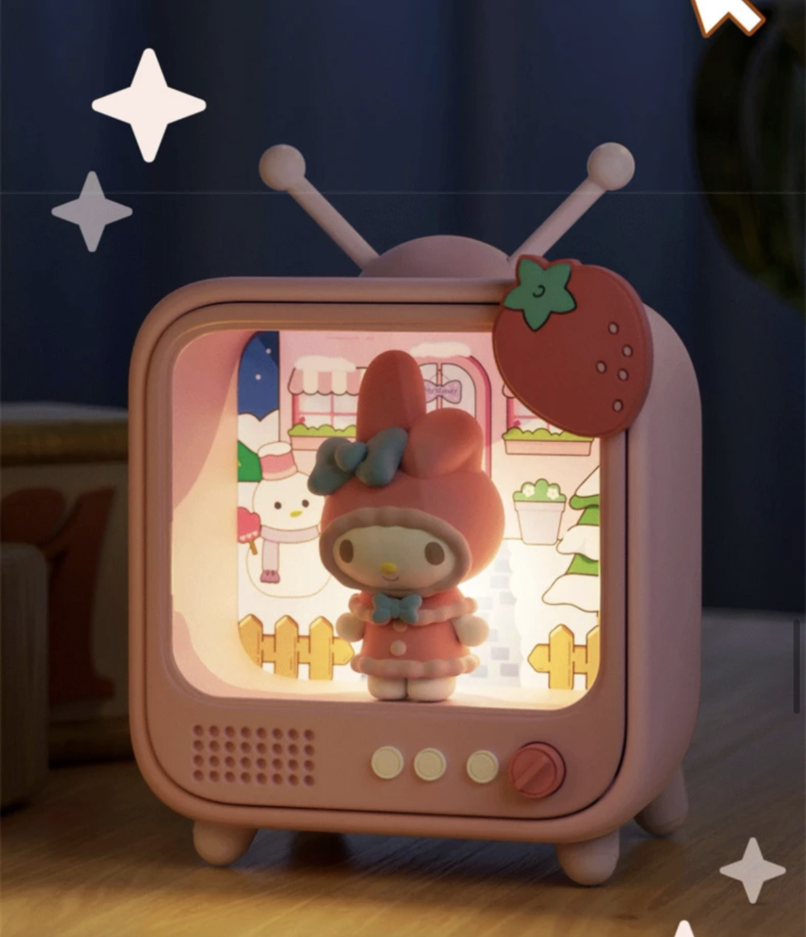 Foto 5 pulgar | Adornos De Juguete Con Luz Nocturna  Diseño De Sanrio Melody Anime - Venta Internacional.