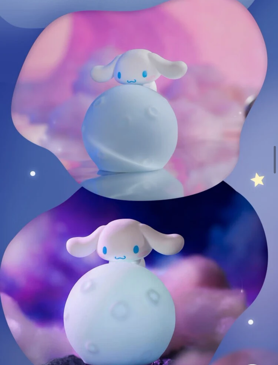 Foto 5 pulgar | Adornos De Juguete Con Luz Nocturna Planet Design Cinnamoroll Creative - Venta Internacional.