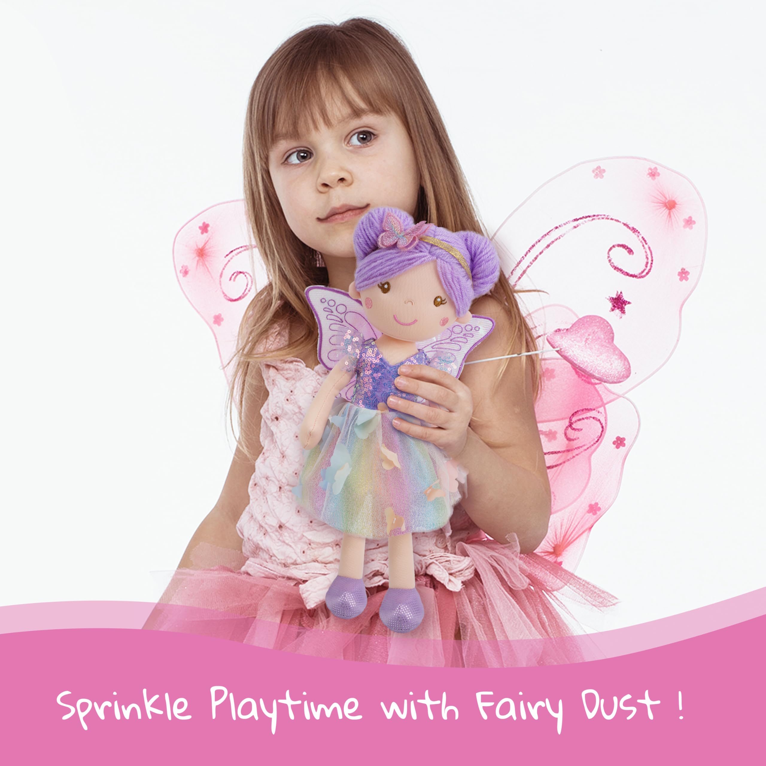 Foto 4 | Peluche De Hadas June Garden Lunabelle The Fluttering Blossom - Venta Internacional.