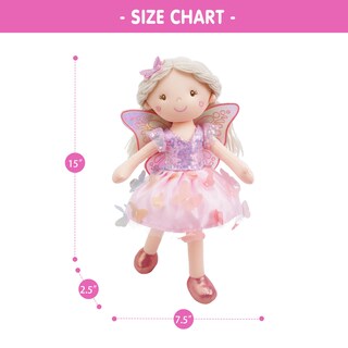 Foto 6 | Peluche De Hadas June Garden Lunabelle The Fluttering Blossom - Venta Internacional.
