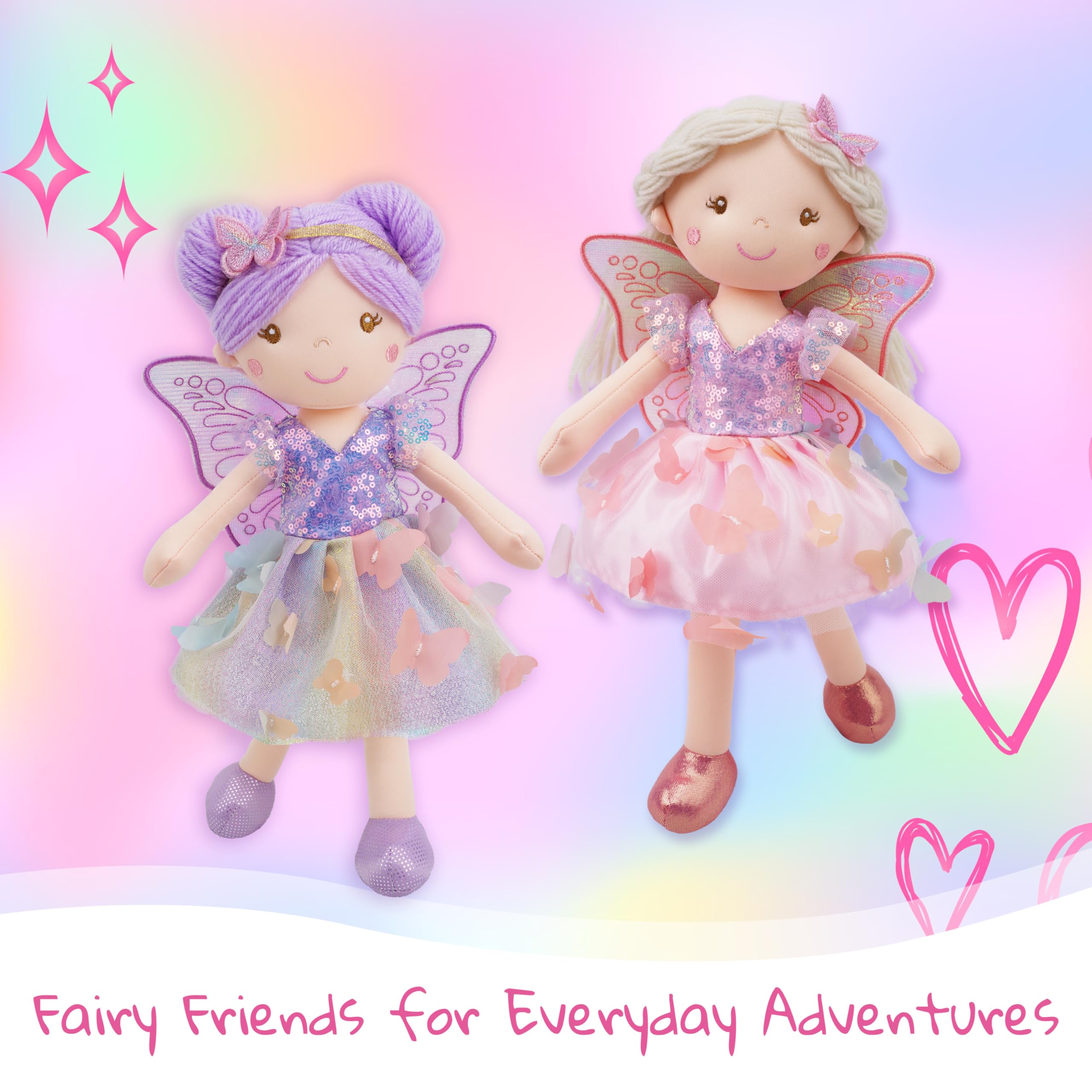 Foto 2 | Muñeca De Hadas June Garden Celestia The Rainbow Whisper  38 Cm - Venta Internacional.