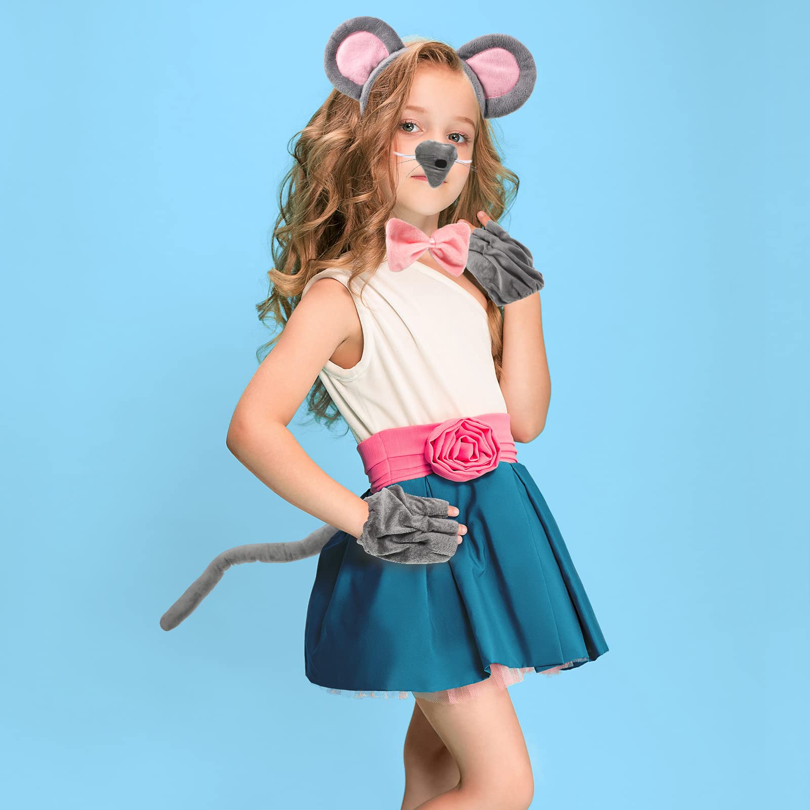 Foto 7 | Set De Disfraces Sintege Mouse Para Niños Y Adultos Con Orejas  Diadema Y Más - Venta Internacional.