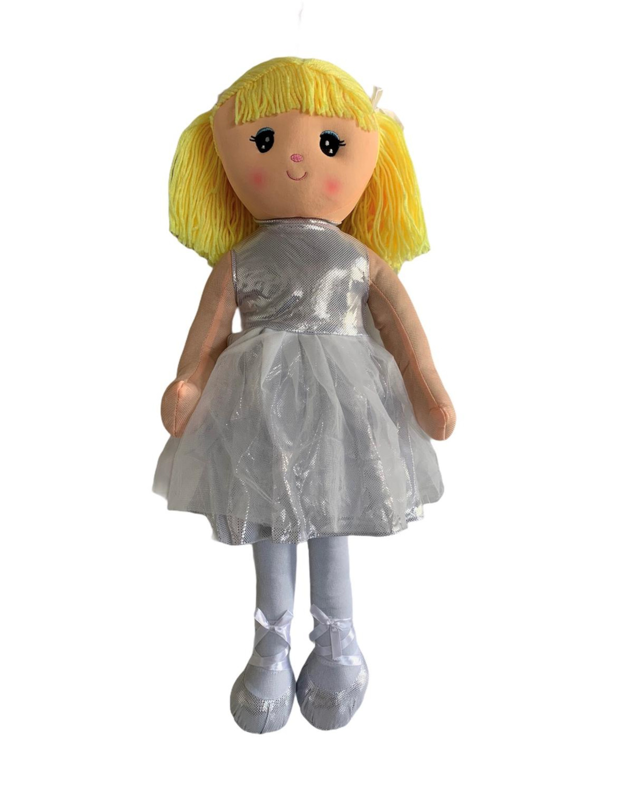 Foto 2 pulgar | Peluche Yaca Muñeca Sarita con Vestido Gris