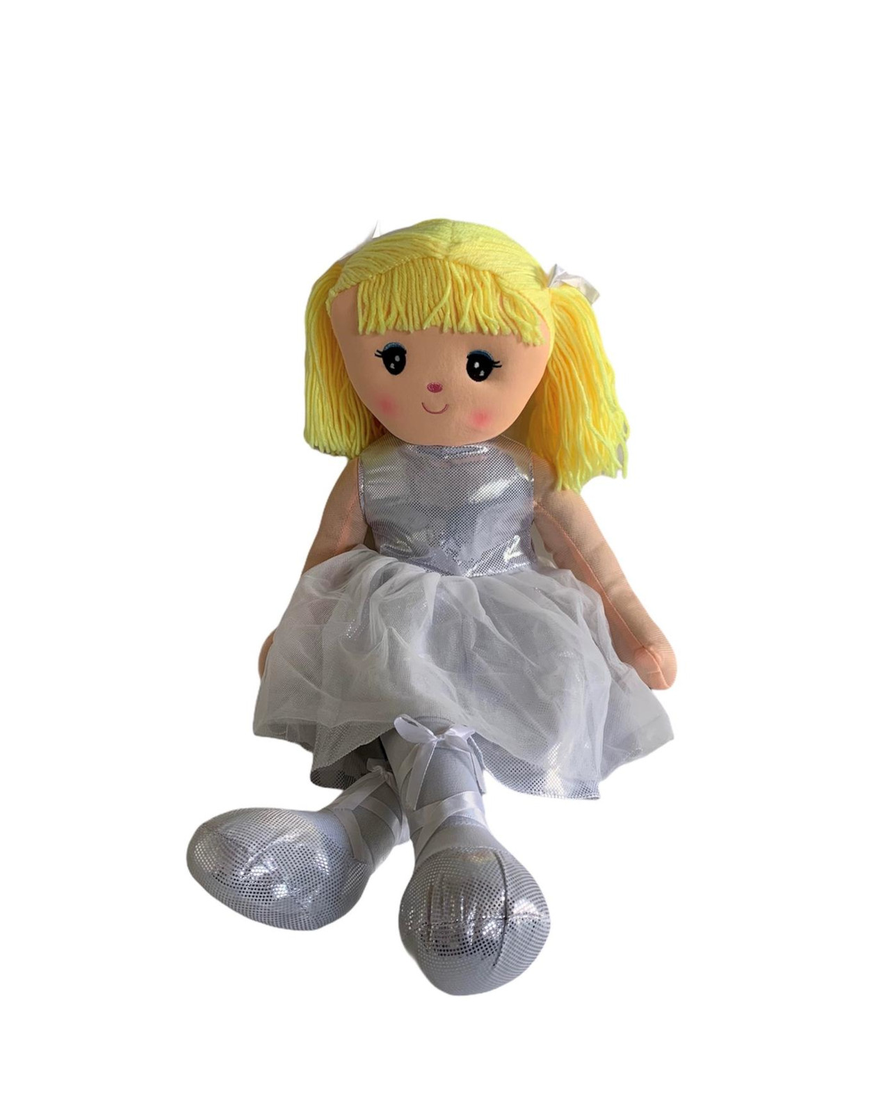 Foto 3 pulgar | Peluche Yaca Muñeca Sarita con Vestido Gris