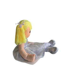 Foto 3 | Peluche Yaca Muñeca Sarita con Vestido Gris