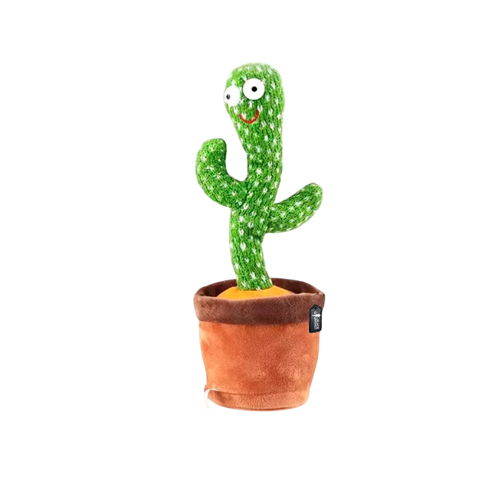 Foto 2 pulgar | Cactus Bailarín Peluche Felpa Juguete Para Niños Recargable Verde
