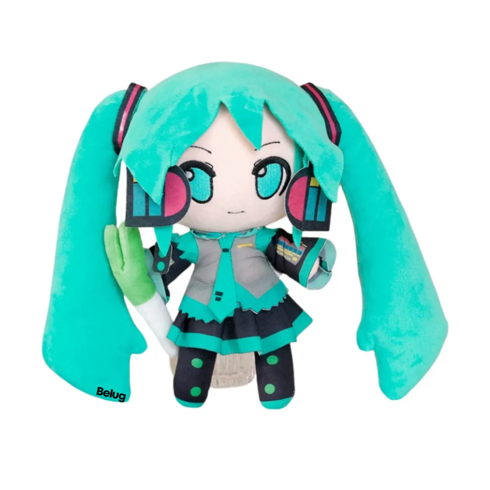 Peluche Muñeca Belug  Azul
