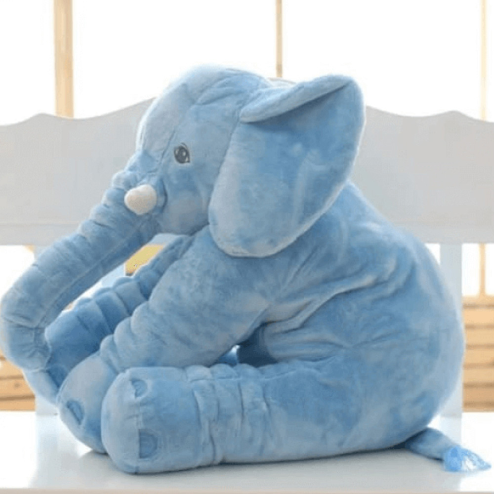Foto 4 pulgar | Almohada de Elefante para Bebé Kyuden Home color Azul