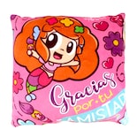 Cojín Hannah la Sirenita AL2V-GXTA color Rosa 36 CM Frase Gracias por tu Amistad