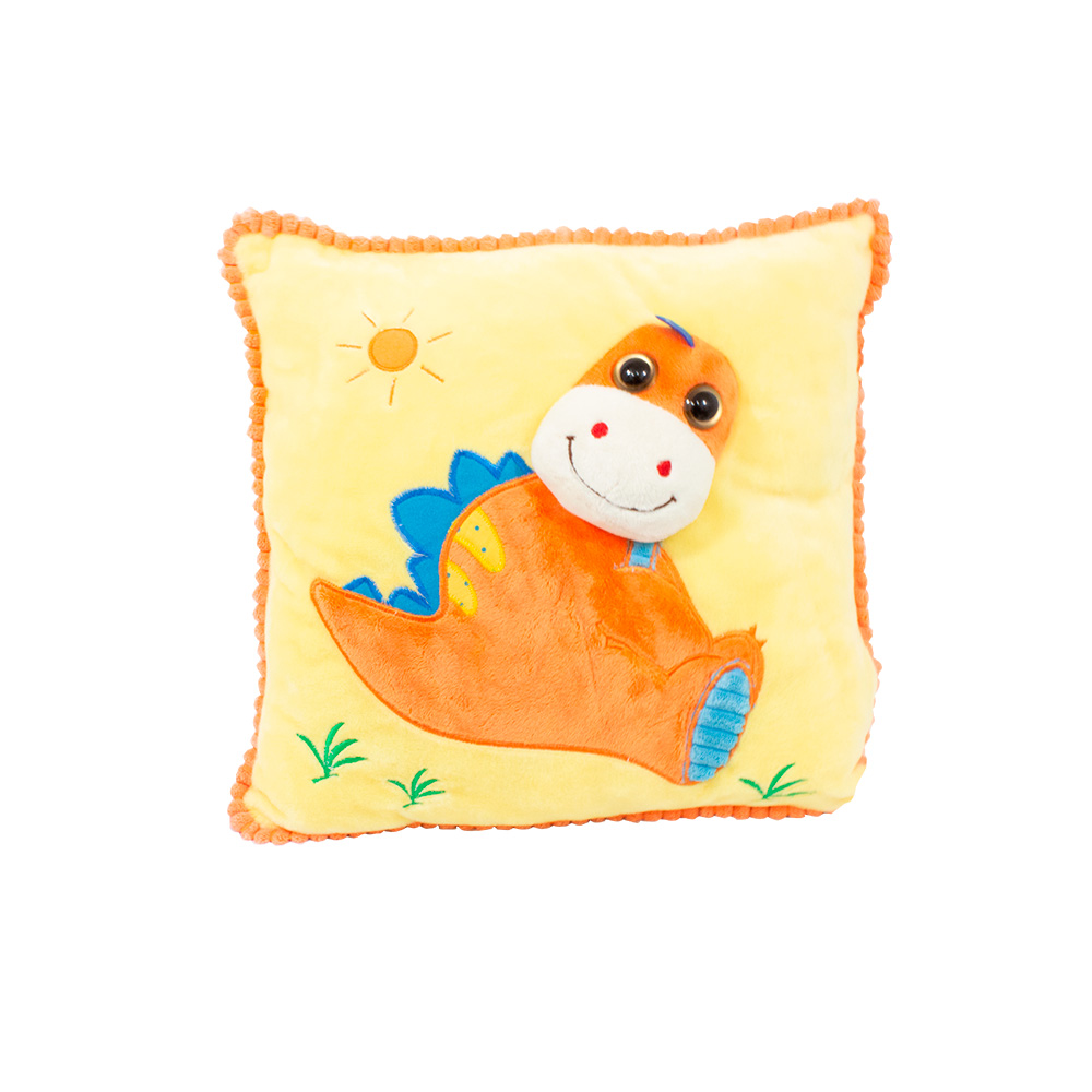 Foto 1 | Cojín de Peluche para Bebé Importadora La Merced GD-274/16/SK-NJ color Naranja - Dinosaurio