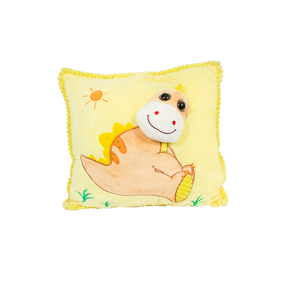 Foto 2 pulgar | Cojín de Peluche para Bebé Importadora La Merced GD-274/16/SK-AMA color Amarillo - Dinosaurio
