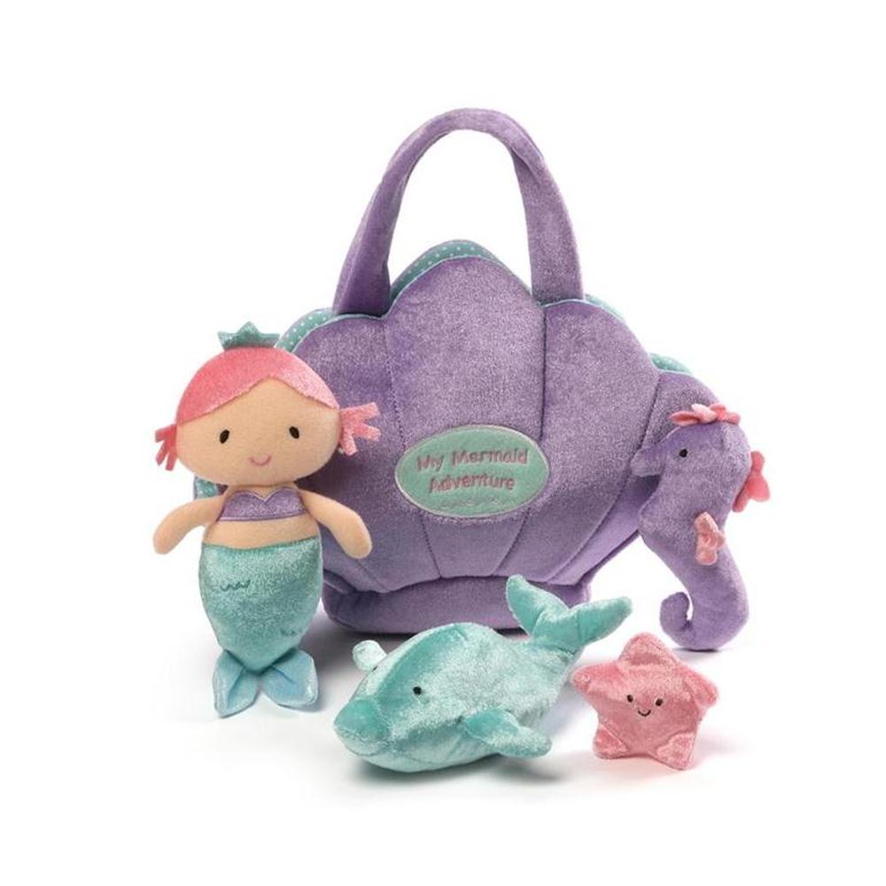 Foto 1 | Gund: Set De Aventura De Sirena Magica Peluche 8 Pulgadas