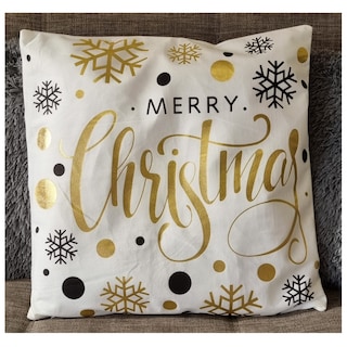 Foto 1 | Cojín Decorativo Con Diseño Navideño, 45 Cm X 45 Cm, Poliéster - Venta Internacional.