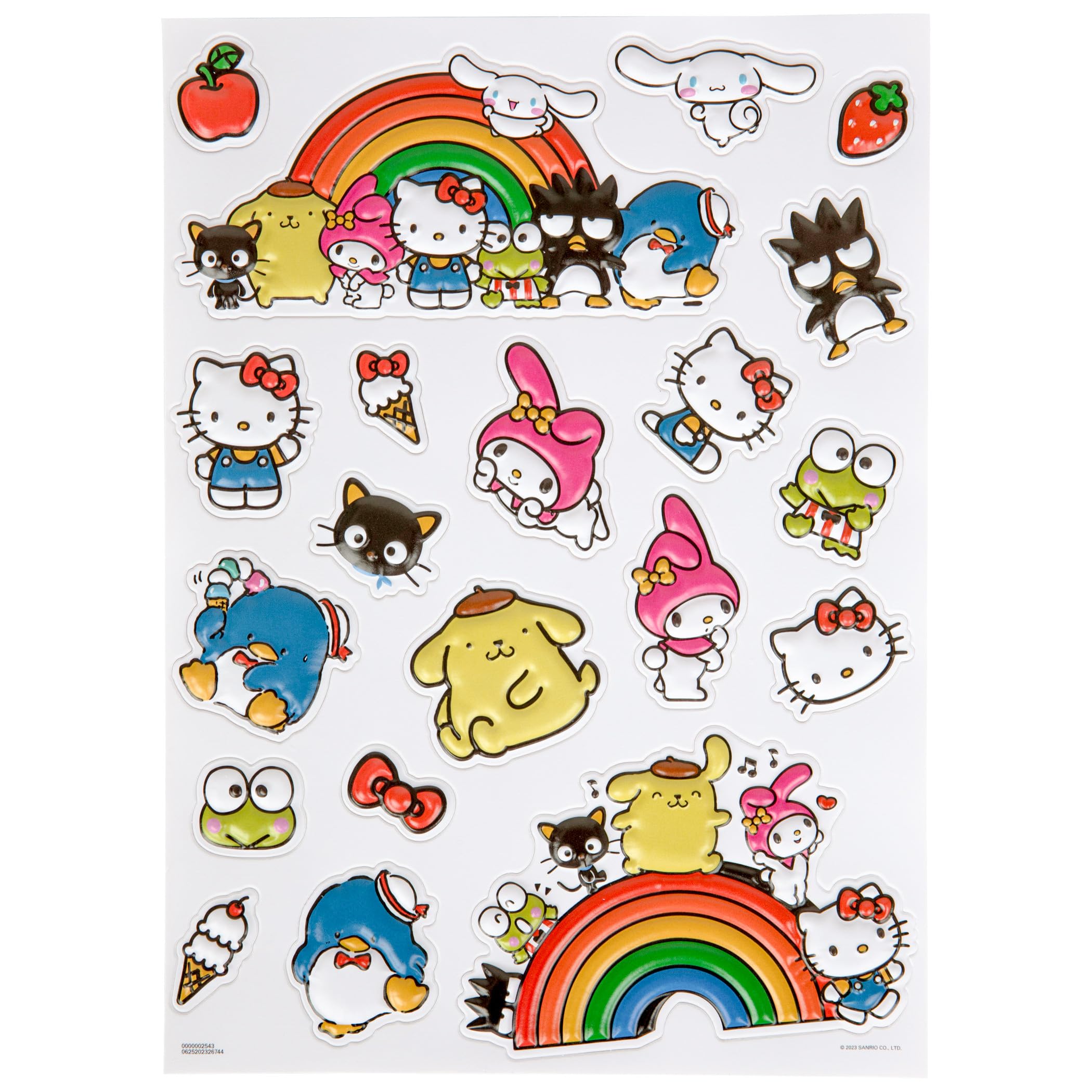 Hoja De Pegatinas Trends International Hello Kitty And Friends - Venta Internacional.