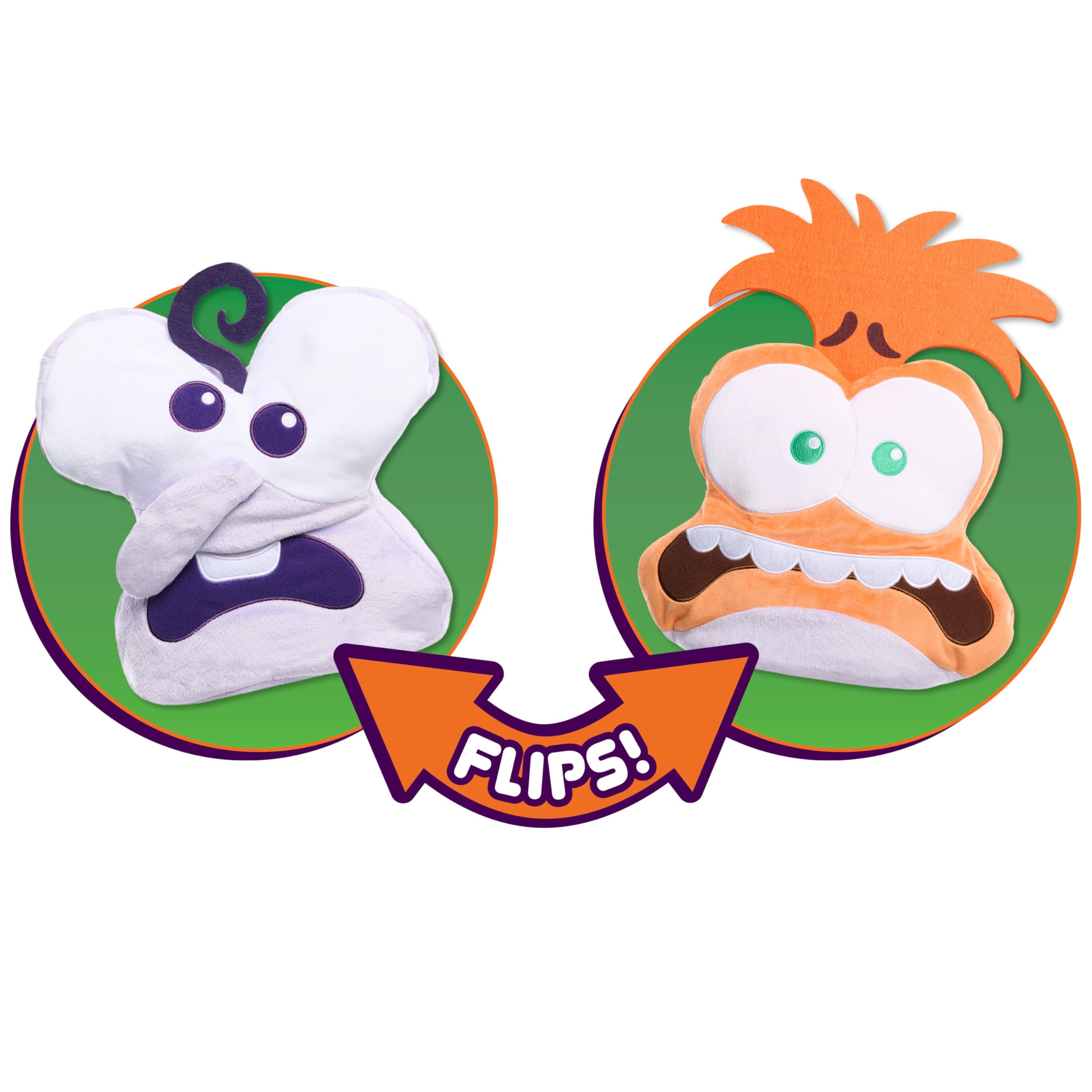 Foto 4 pulgar | Peluche Reversible Inside Out 2 Flip-a-mood Para Miedo O Ansiedad, 33 Cm - Venta Internacional.