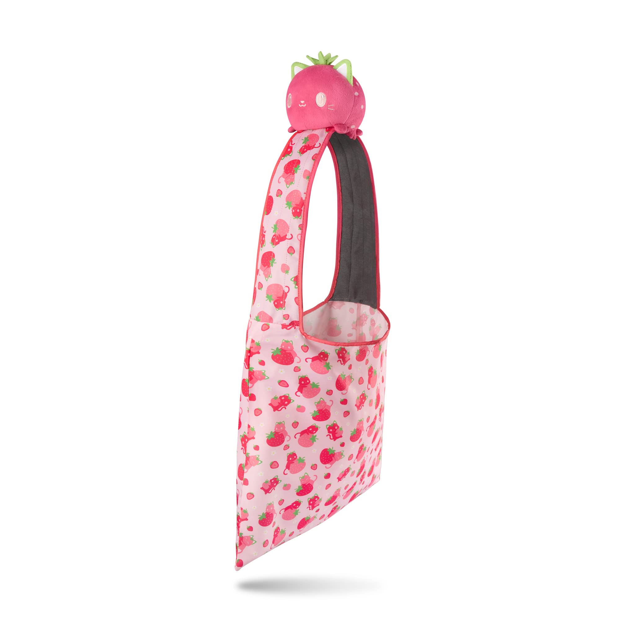 Foto 2 pulgar | Bolsa De Peluche Teeturtle Strawberry Cats Con Pulpo Reversible - Venta Internacional.