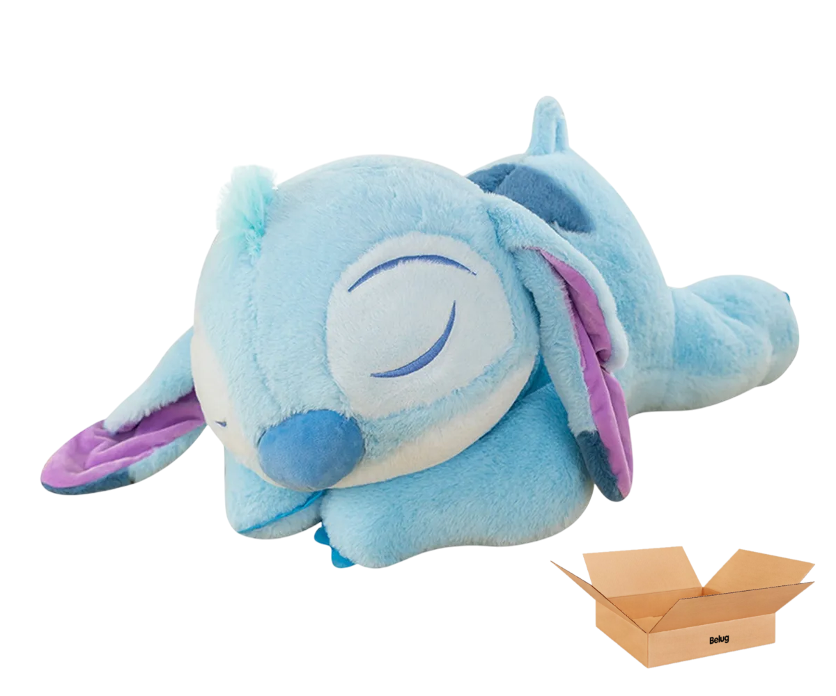 Stitch Peluche Belug Almohada 40cm Azul Rey