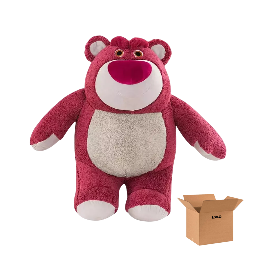 Foto 2 pulgar | Peluche Oso Fresa Lab.g 25cm Rosa