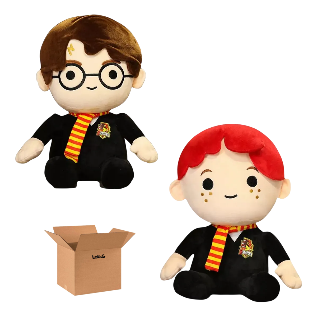 Peluches Harry Potter Lab.g 2pzs Multicolor