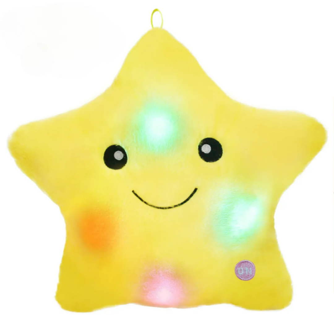 Foto 2 pulgar | Xtellar Cojín Luminoso Decorativo De Peluche Estelar: Confort Y Magia En Tus Manos