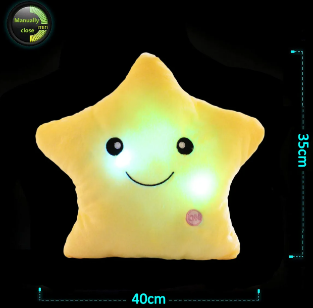 Foto 5 pulgar | Xtellar Cojín Luminoso Decorativo De Peluche Estelar: Confort Y Magia En Tus Manos