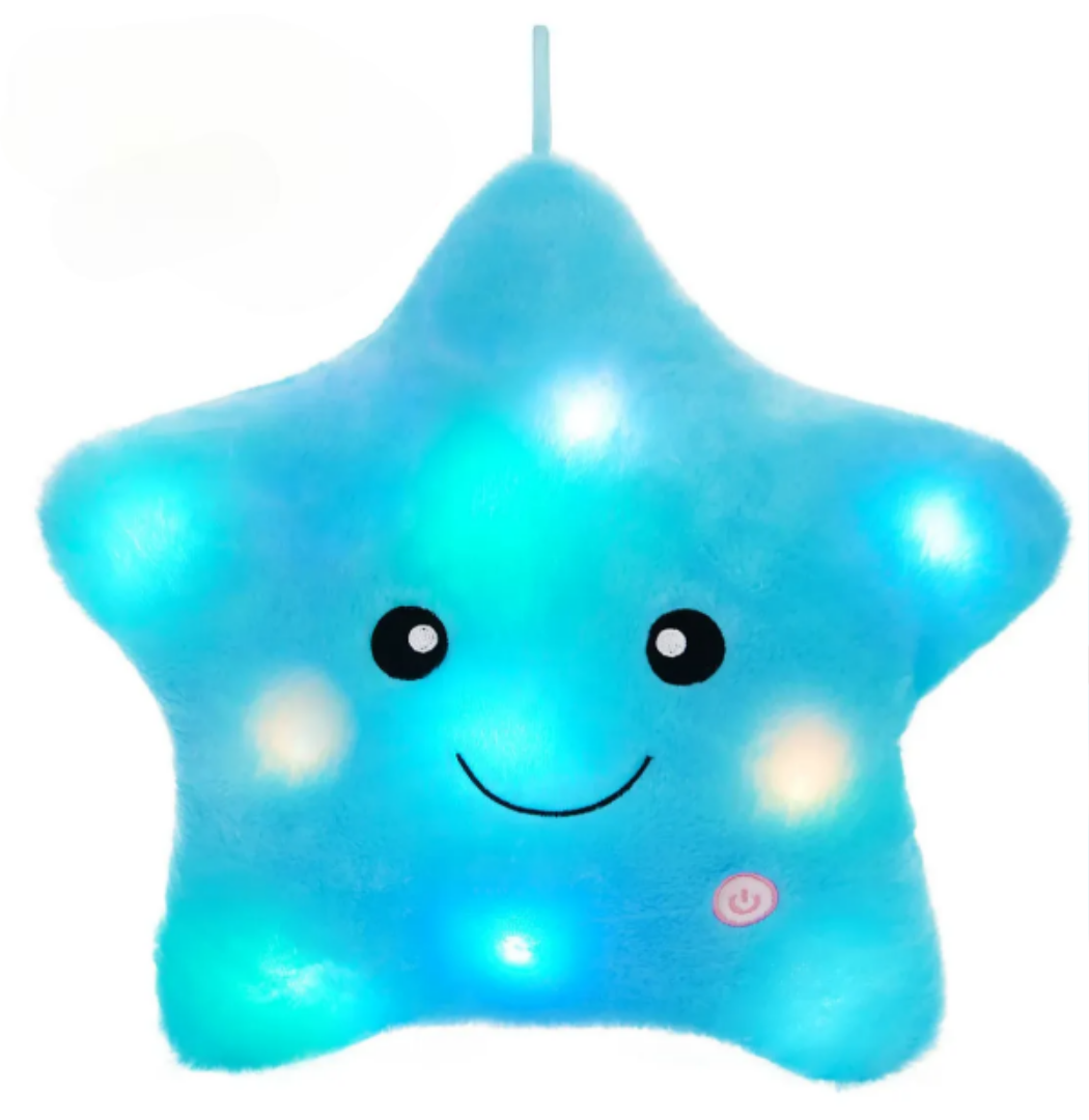 Foto 2 pulgar | Xtellar Cojín Luminoso Decorativo De Peluche Estelar: Confort Y Magia En Tus Manos
