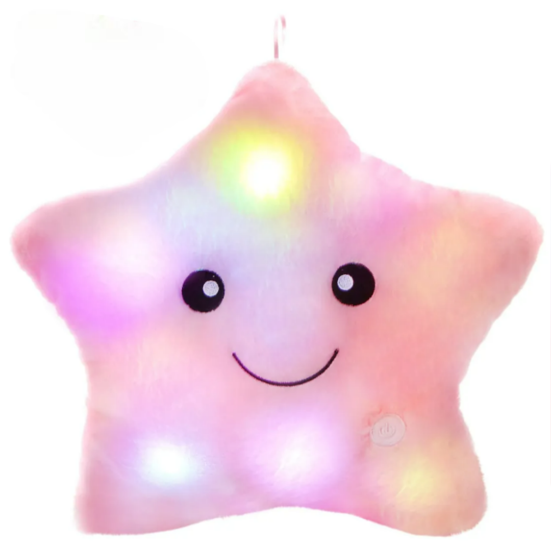 Foto 2 pulgar | Xtellar Cojín Luminoso Decorativo De Peluche Estelar: Confort Y Magia En Tus Manos