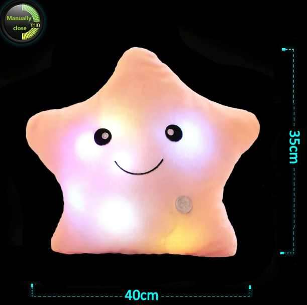 Foto 4 pulgar | Xtellar Cojín Luminoso Decorativo De Peluche Estelar: Confort Y Magia En Tus Manos