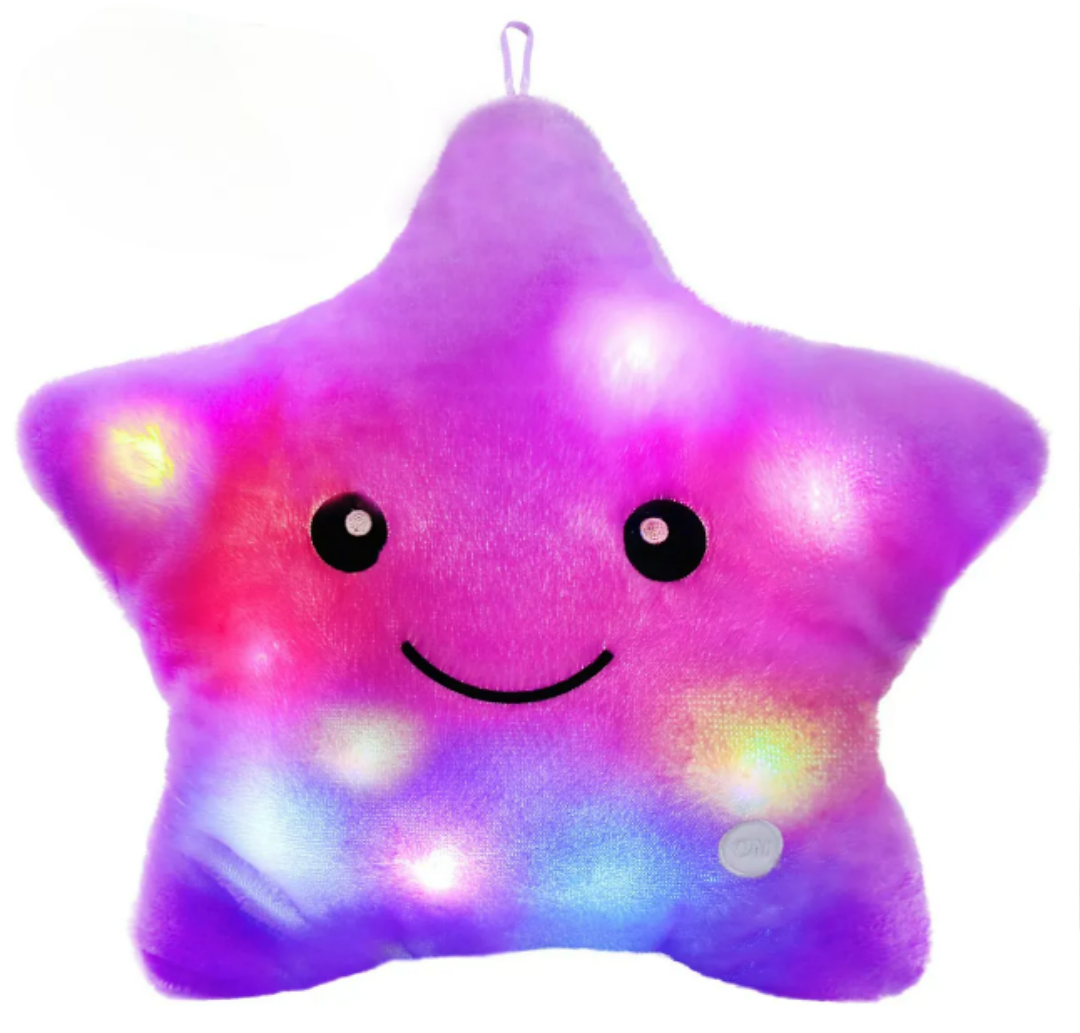 Foto 2 pulgar | Xtellar Cojín Luminoso Decorativo De Peluche Estelar: Confort Y Magia En Tus Manos