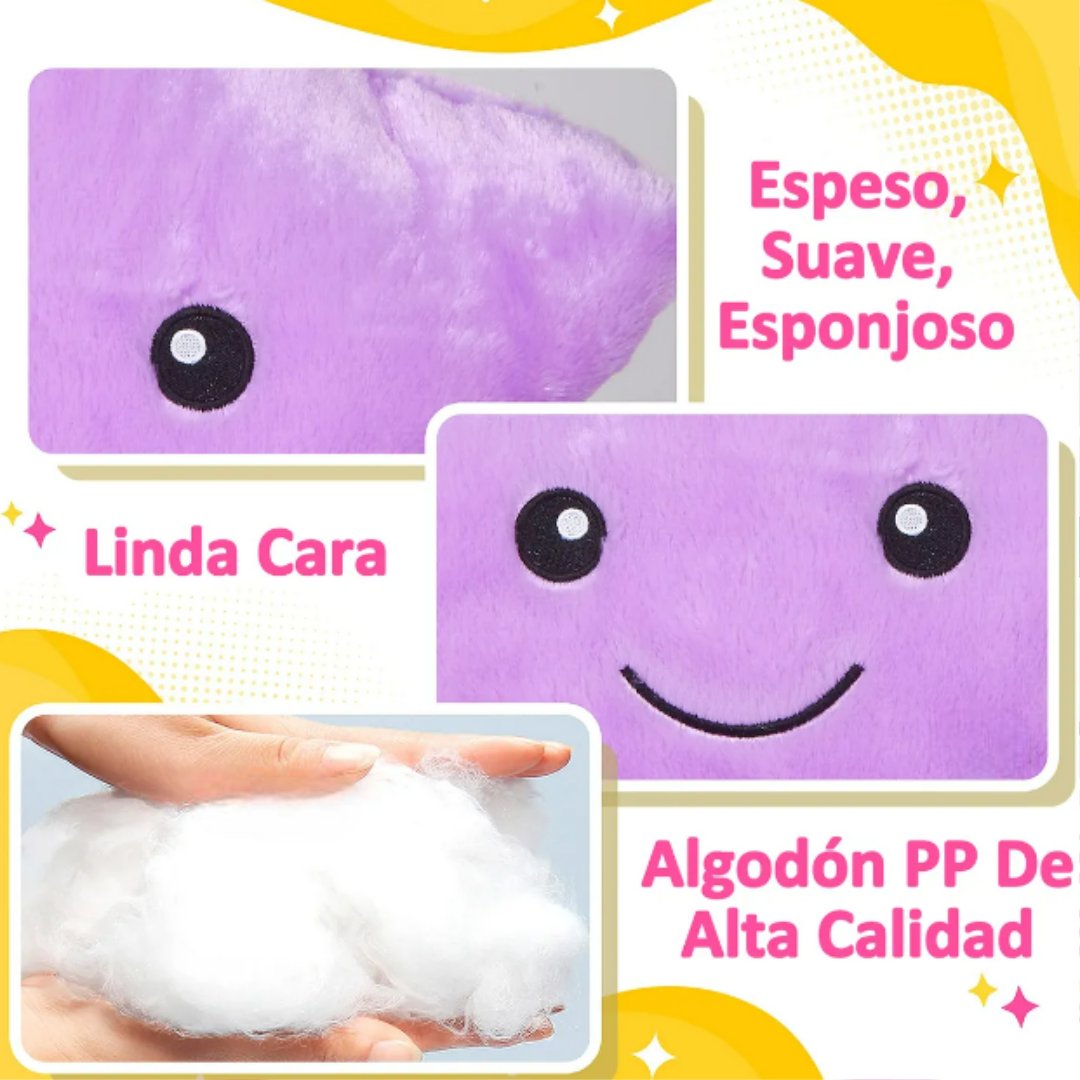 Foto 3 pulgar | Xtellar Cojín Luminoso Decorativo De Peluche Estelar: Confort Y Magia En Tus Manos