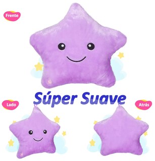 Foto 3 | Xtellar Cojín Luminoso Decorativo De Peluche Estelar: Confort Y Magia En Tus Manos