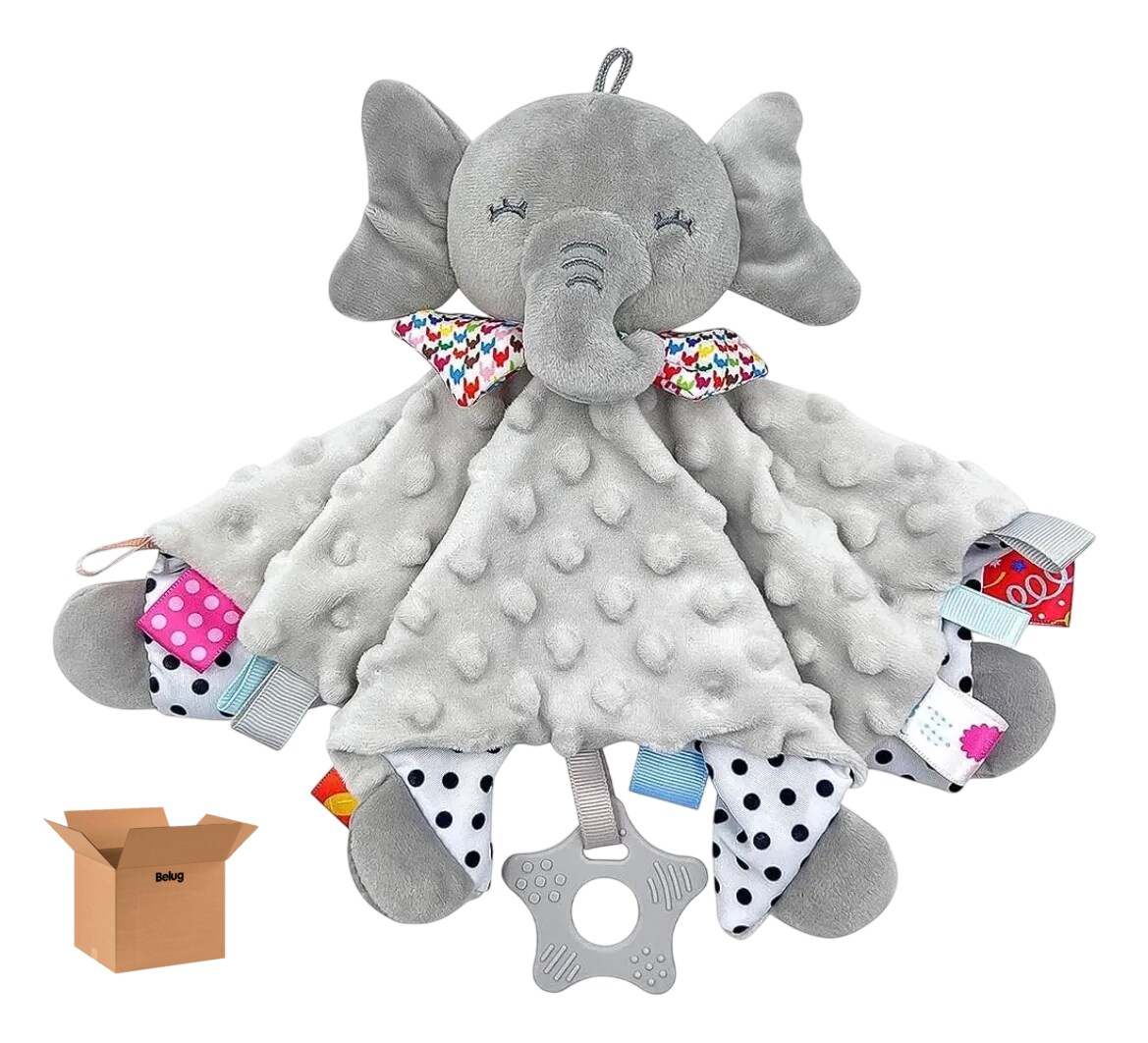 Manta De Apego Belug Peluche Gris