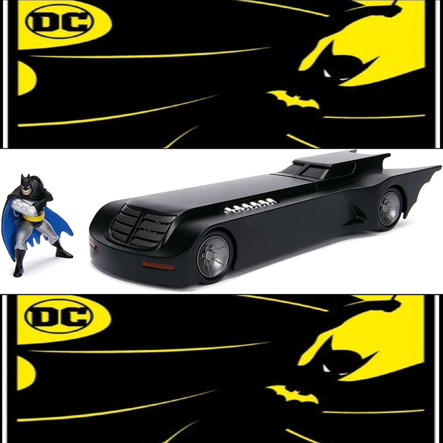 Foto 4 pulgar | Batimobile y Batman Die Cast Coleccionable 1:24 de la Series Dc