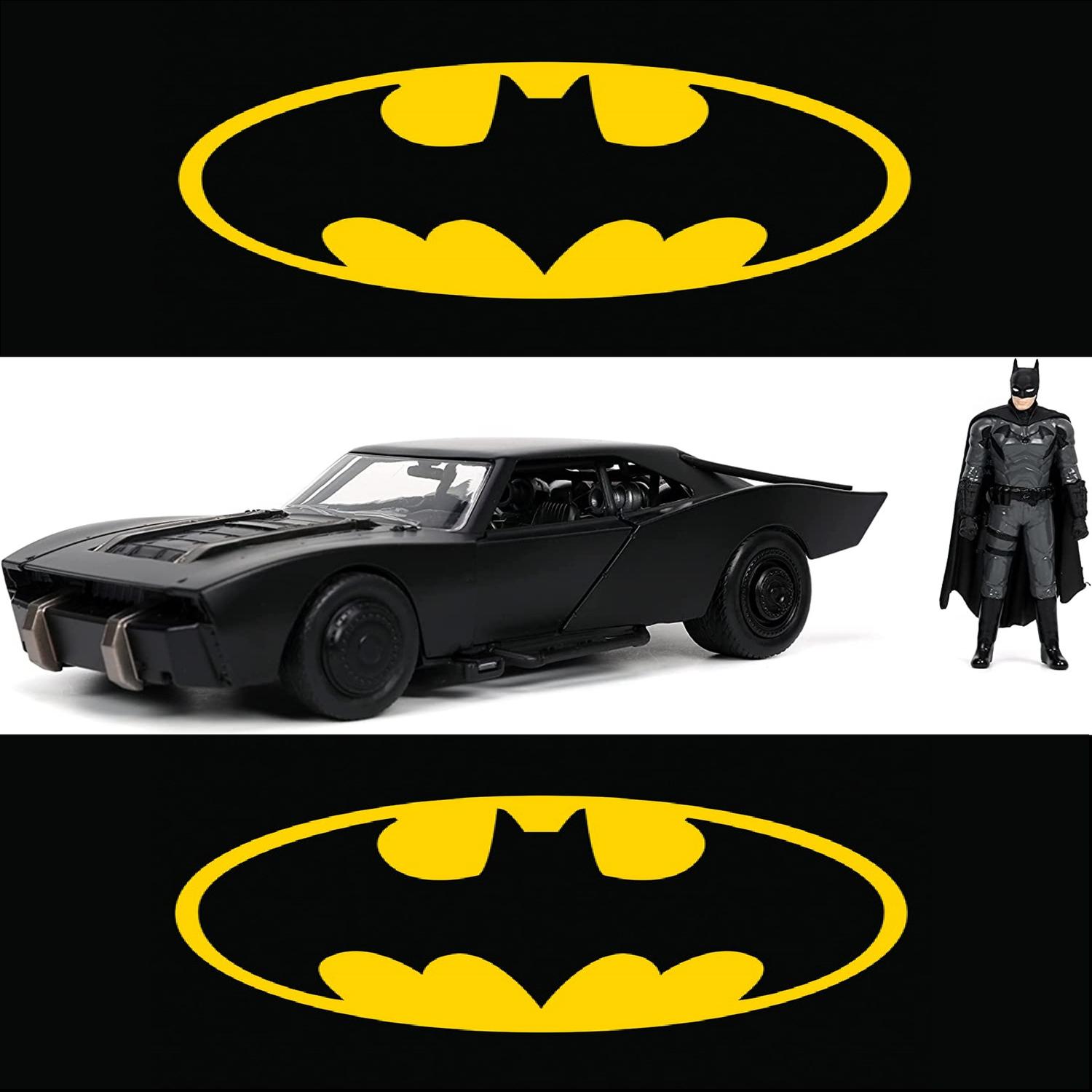 Foto 4 pulgar | Batimobile y Batman Die Cast Coleccionable 1:24 Dc Jada Toys