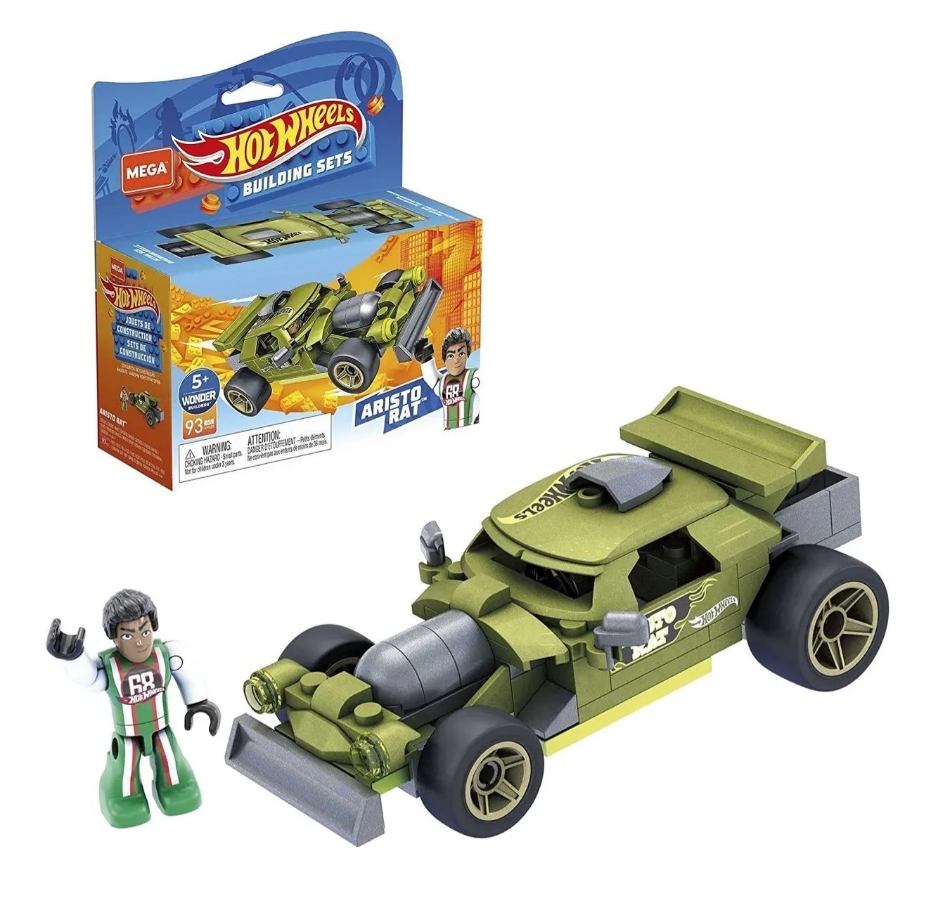 Foto 2 pulgar | Mega Construx Hot Wheels Carro Building Set Mattel