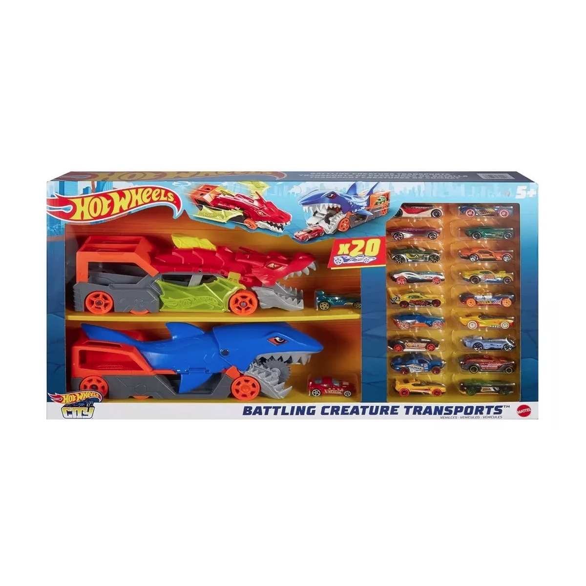 Vehículos De Criaturas De Batalla Hot Wheels City