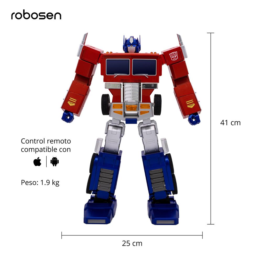 Foto 4 pulgar | Figura Optimus Prime Robosen a Control Remoto