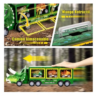Foto 2 | Juguete BELUG Camión Dinosaurio para Niños con Luces y Sonido