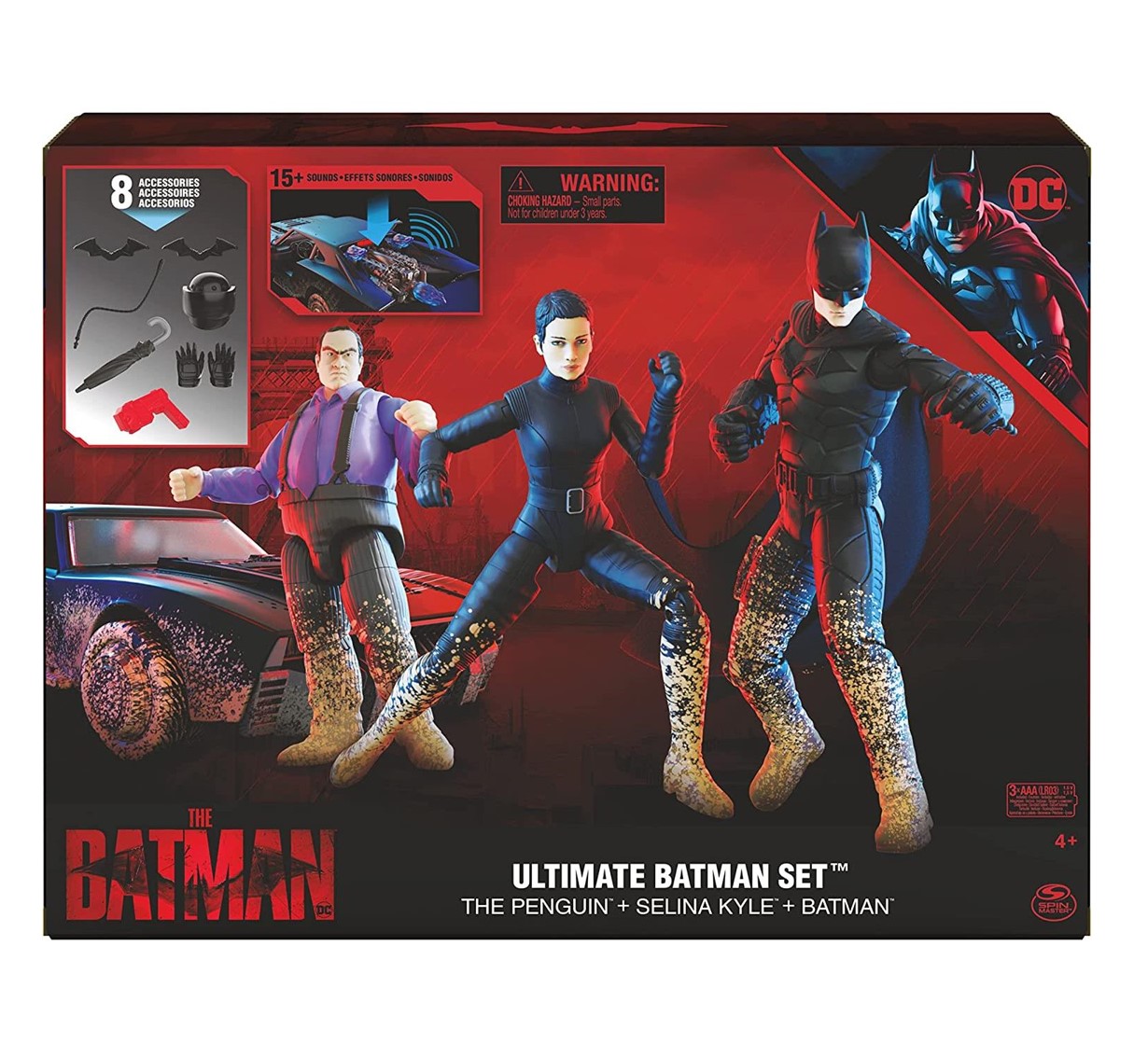 Foto 2 pulgar | Batman Ultimate Set The Penguin Selina Kyle Batman