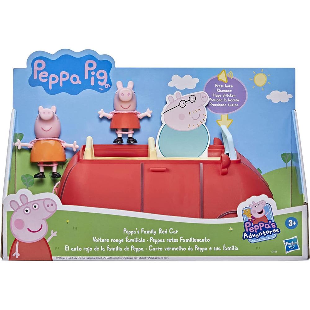 Foto 2 pulgar | Juguete Peppa Pig: Set El Auto Rojo De La Familia De Peppa