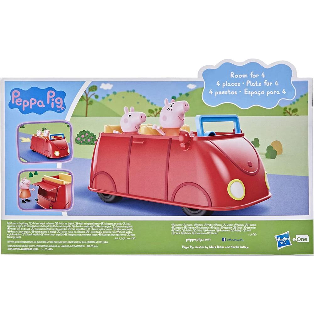 Foto 4 pulgar | Juguete Peppa Pig: Set El Auto Rojo De La Familia De Peppa