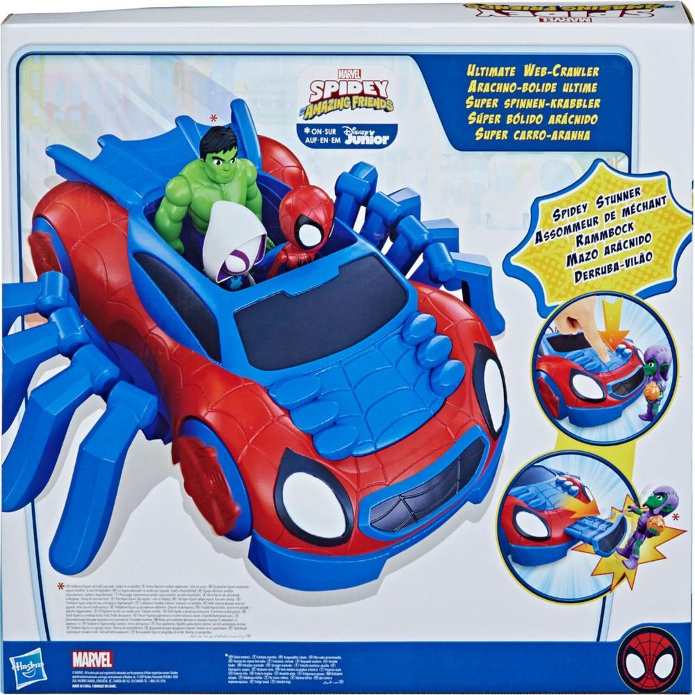 Foto 4 pulgar | Carro Marvel Spidey And Amazing Friends Super Carro Araña