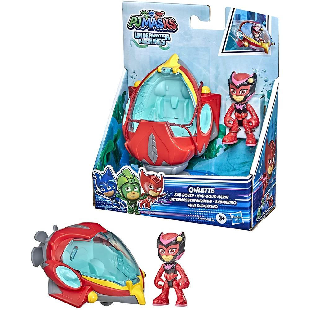 Foto 4 pulgar | Figura Pj Masks: Owlette con Mini Submarino