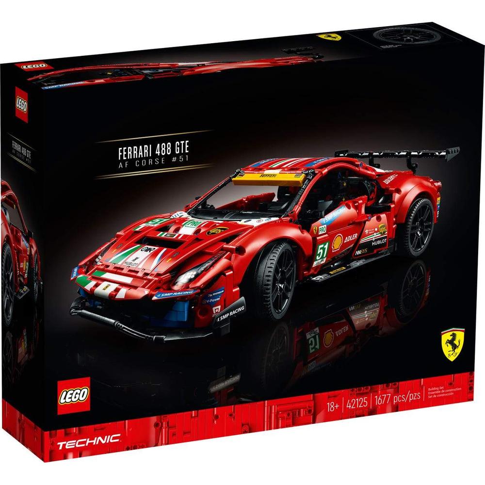 Lego Technic Ferrari 42125 de 1677 Piezas $5,250