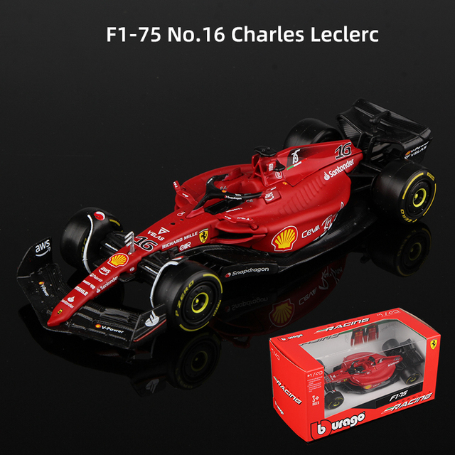 Foto 3 pulgar | Carro A Escala F1 Bburago Ferrari Charles Leclerc #16 Formula 1 color Rojo